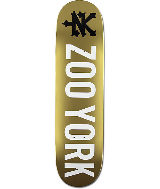 Zoo York Photo Incentive Gold 8.0" Skateboard Deck